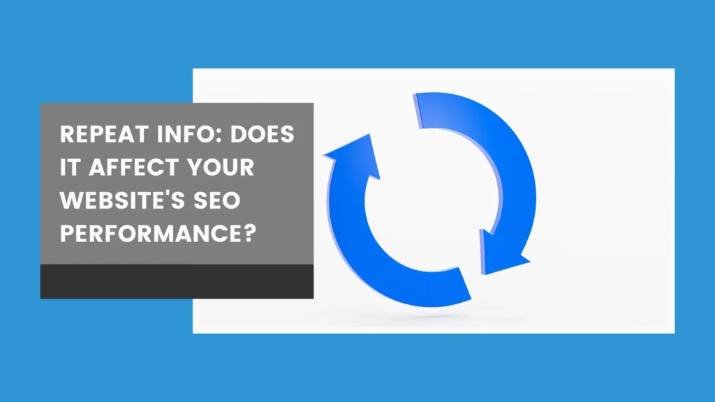 repeated info seo